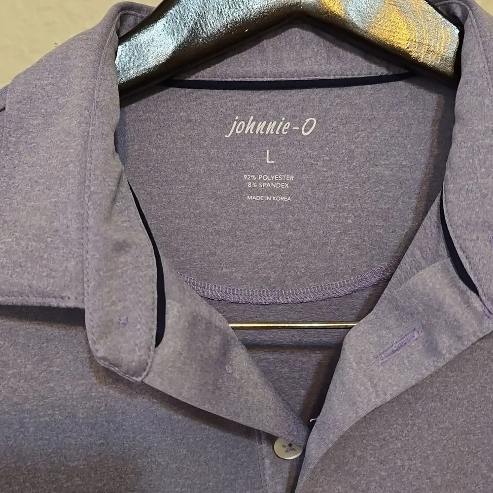 Peter Millar Summer Comfort Polo Shirt Mens Large Purple